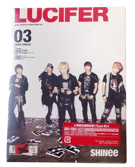 SHINee トレカ Lucifer 日本版 SHINee、日本サード・シングルは