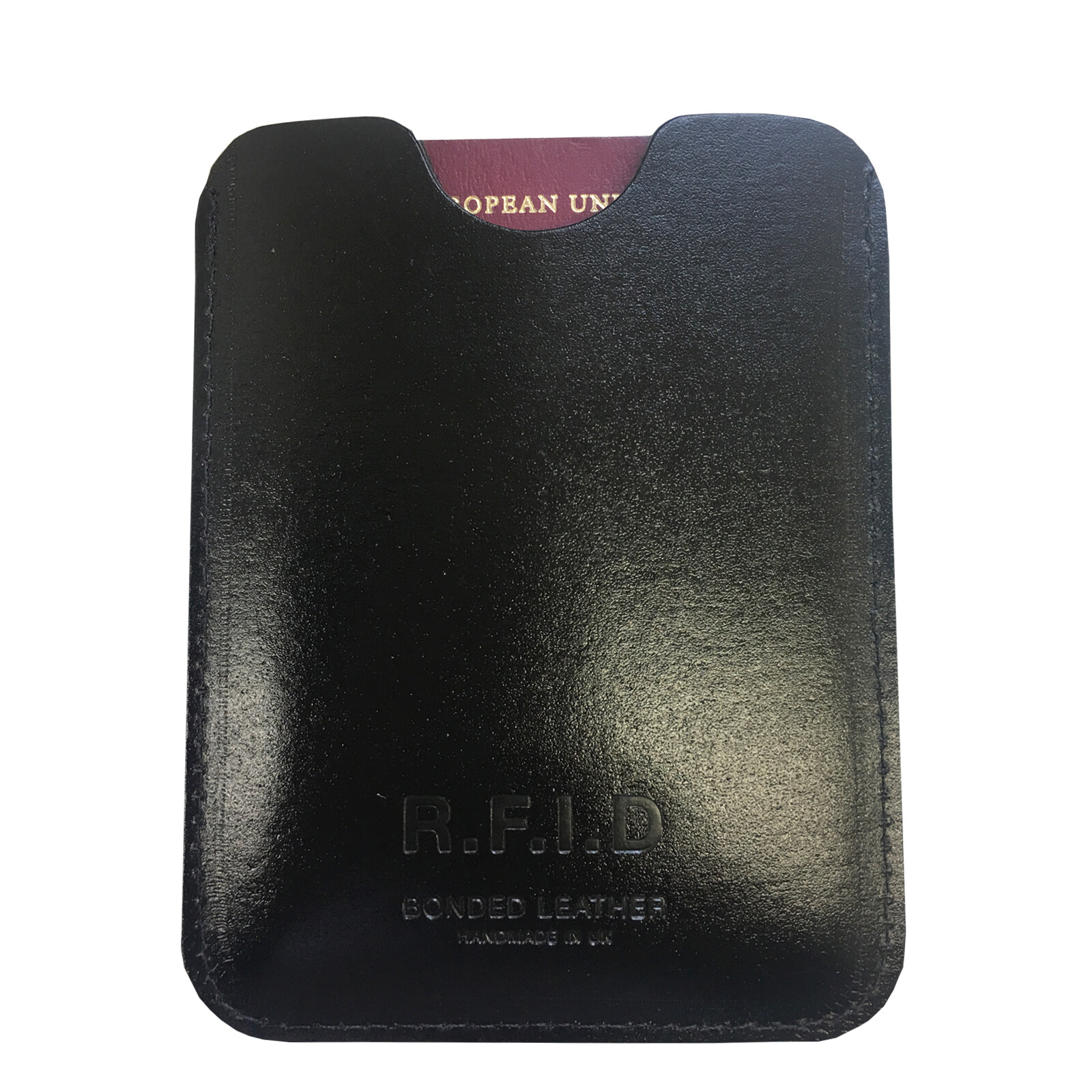 RFID Leather Passport Cover Holder Protective Sleeve Travel Document