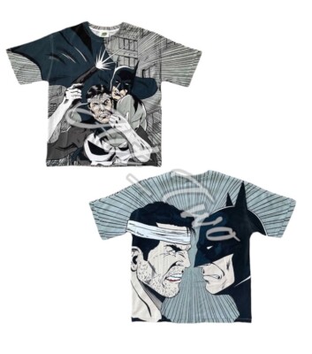 Chronic Images AOP Batman vs Punisher Mega All Over Print T Shirt Men s XL NEW
