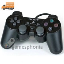 CONTROLLER PLAYSTATION 2 PAD ORIGINALE SONY PS2 JOYSTICK COLORE NERO X SLIM FAT