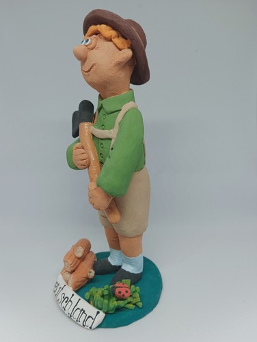 Souvenir - handgemachte Tonfigur im deutschen Stil (handbemalt) - Bild 2 von 2