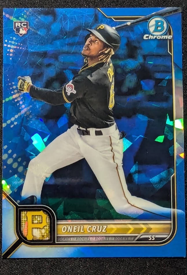 2022 Bowman Chrome Sapphire #45 Oneil Cruz Rookie RC Pirates