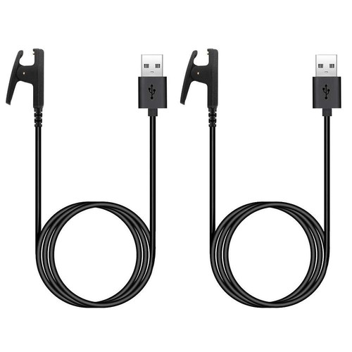 Cavo Di Ricarica Per Garmin Forerunner 235/35/735XT – 2 Pezzi Da 1m + Prolunga USB, Per Approac S20 E Vívomove HR