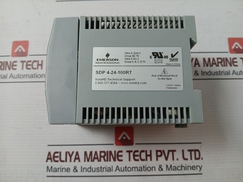 Alimentatore Din Rail EMERSON SDP 4-24-100RT 24 VDC/4.2 A 24-28V 50/60 HZ - Zdjęcie 4 z 8