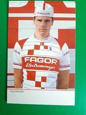 CYCLING cycling card PASCAL ANDORRA team FAGOR 1985