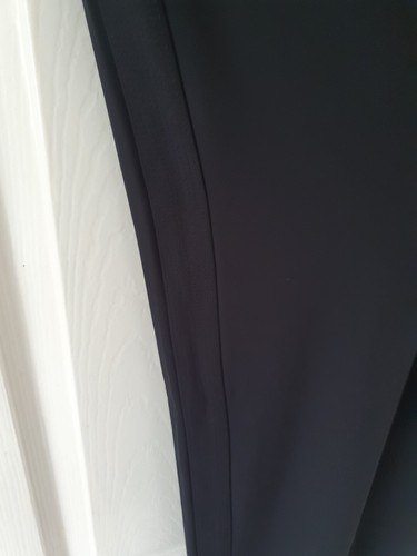 Ladies Per Una Tapered Ankle Grazer Black Trousers Uk Size 12 - Picture 3 of 7