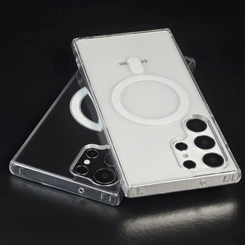 Compatible with Samsung Galaxy S24/S23/S22 Phone CasesTransparent Magnetic Phone - Picture 7 of 14