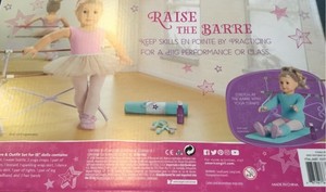 american girl doll ballet barre and outfit set