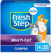 Clumping Cat Litter Multi - Cat Extra Strength Formula with Freshness - 14Lb Box
