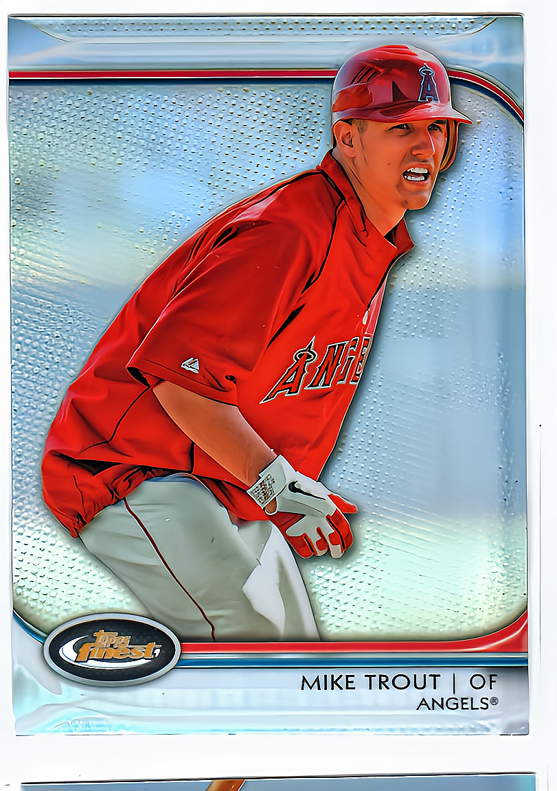 2012 Finest Refractor #78 Mike Trout
