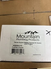 Mountain Plumbing Deluxe Square Disposal Air Switch MT962R/CPB Polished Chrome