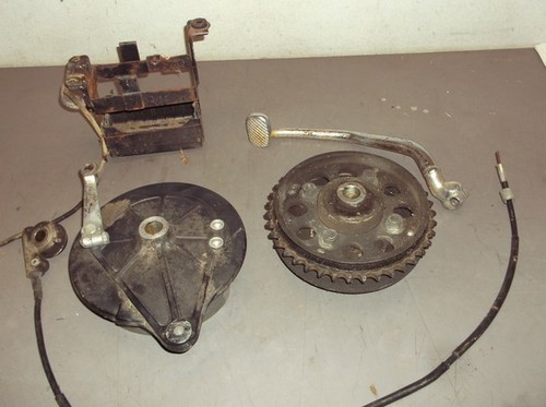 Used Rear Brake, Rear Sprocket & Misc. Parts for 1980 Honda CB650 Custom