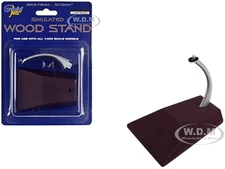 SIMULATED WOOD DISPLAY STAND FOR 1/400 SCALE MODELS BY GEMINIJETS GJSTD1487