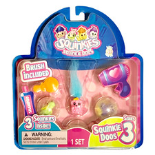 Squinkie Doos Series 3 Pink Doggie Blue Hair