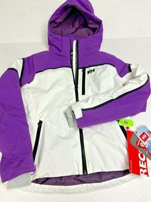 white helly hansen ski jacket