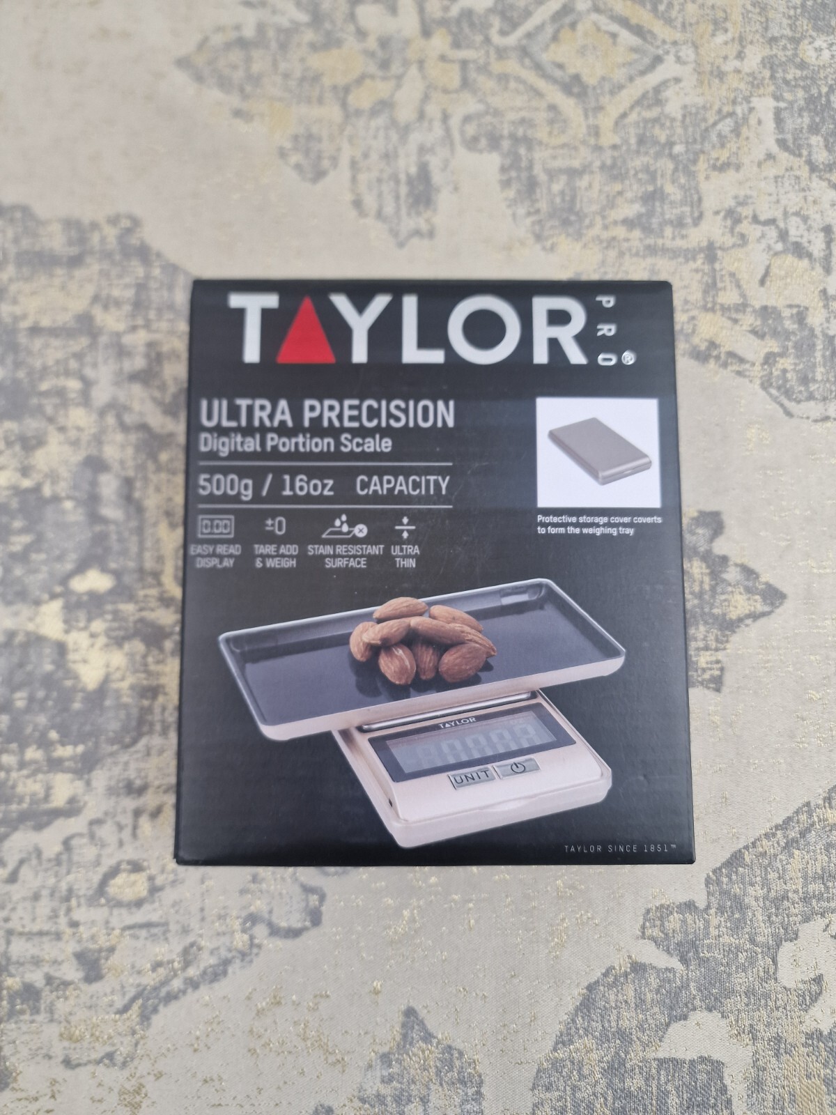 Taylor Pro Precision Kitchen Scales with 0.01g Accuracy & Tare in Gift Box, Pock