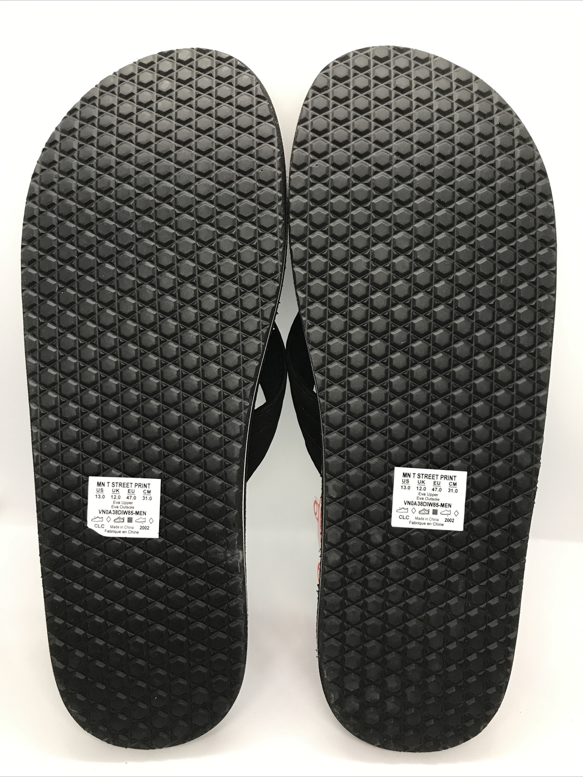 vans t street flip flops