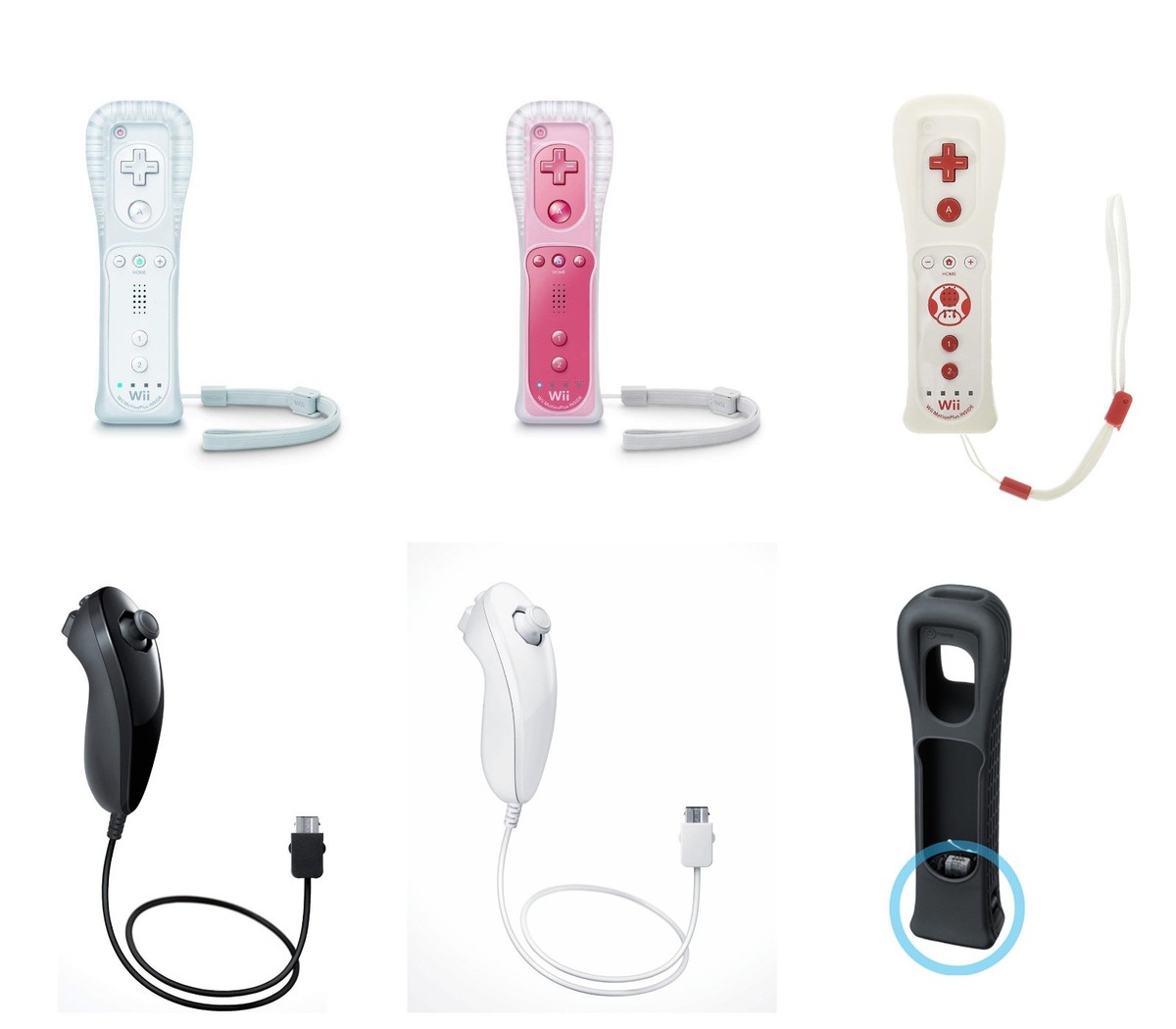 Wii U 本体 ＋ Wiiモーション Nintendo Wii WiiU Remote Plus, Nunchuk, Motion Plus - Various