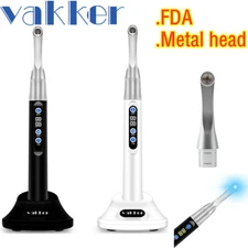 VAKKER Metal Head Dental iLed II Curing Light 1 Second Cure Lamp 2700mw/c㎡ FDA
