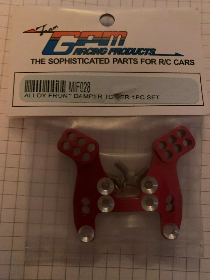 Shock tower front /Dämpferbrücke vorn Aluminium Kyosho Mini Inferno GPM - Bild 3 von 3