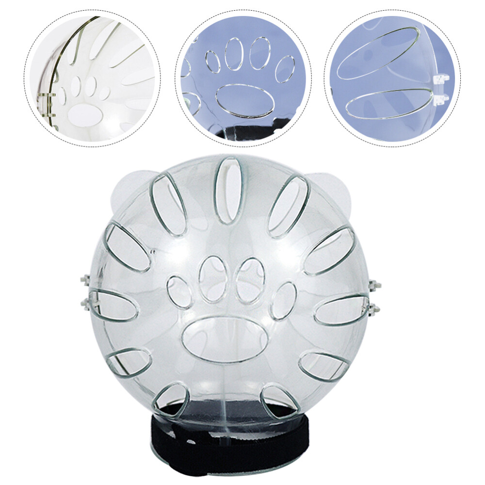 Cat Helmet Clear Pet Muzzle Nail Trimming Grooming Masks Astronaut eBay