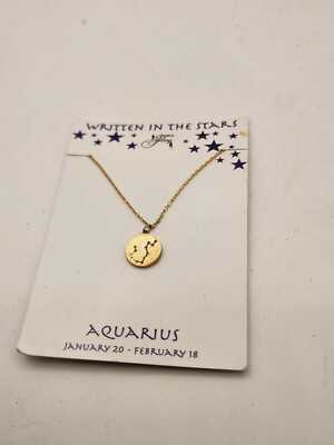 Written In The Stars AQUARIUS  Necklace 