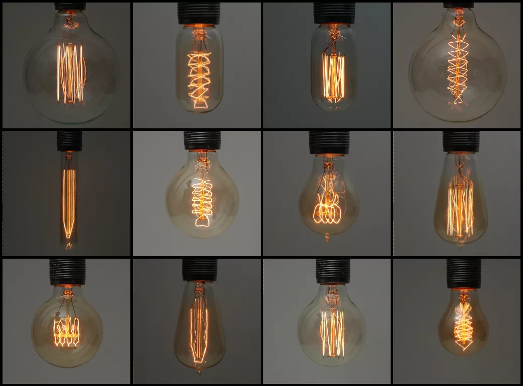 Vintage edison clearance light bulbs