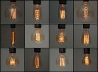 Vintage Industrial Filament Edison Light Lamp Bulbs | E27 es Screw & B22 Bayonet
