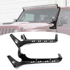 For Jeep Wrangler Jl Gladiator Jt 52 Inch Led Light Bar Mount Bracket A-pillar
