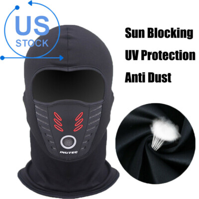 Summer Motorcycle Balaclava Full Face Cover Windproof for Men & Women Ski Hiking