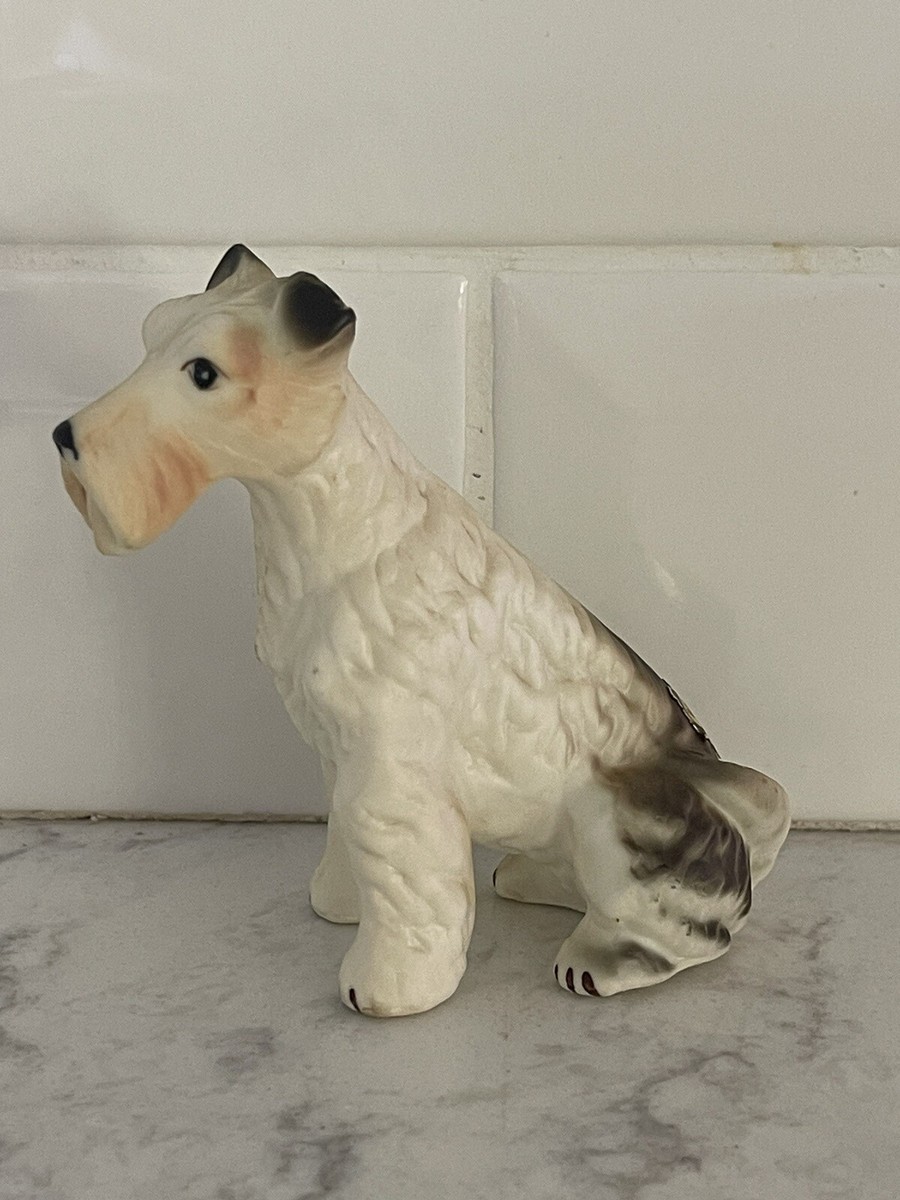 Vintage Bone China Fox Wire Terrier. | eBay