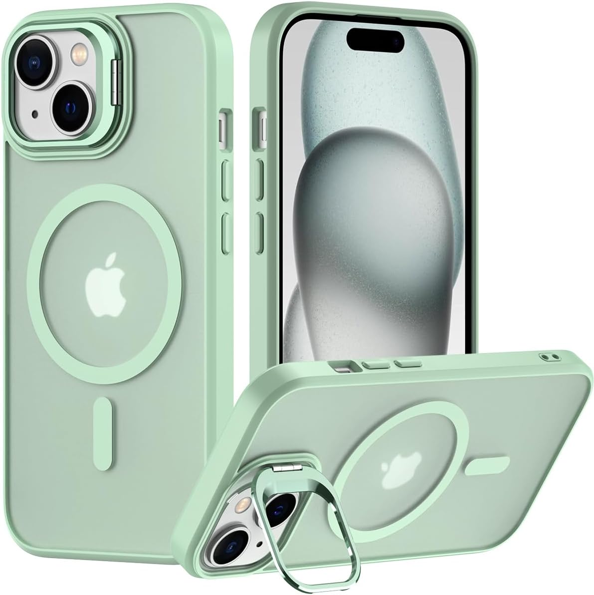 for Iphone 15 Case Compatible with Magsafe Military Grade Shockproof Heavy Duty-image