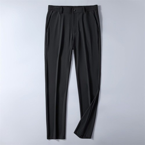 2023 New Summer Breathable Casual Pants Men's Elastic Slim Fit Pants - Picture 6 of 29