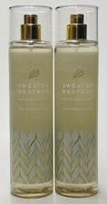 2 Bath  Body Works SWEATER WEATHER Fine Fragrance Mist Spray