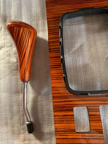 Mercedes W107 R107 SL Zebra Wood 3 Piece Set Pre 1986 - Picture 3 of 8