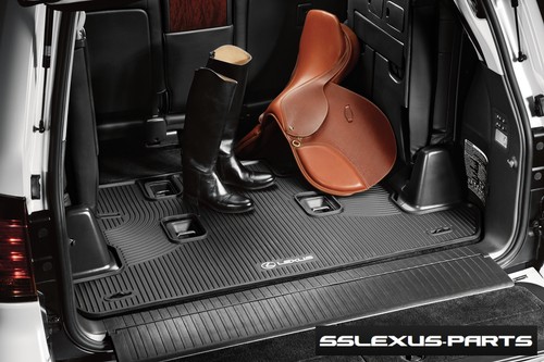Lexus LX570 (2008-2018) OEM Genuine ALL WEATHER CARGO MAT (Black) PT908-60089-02 - Picture 1 of 3