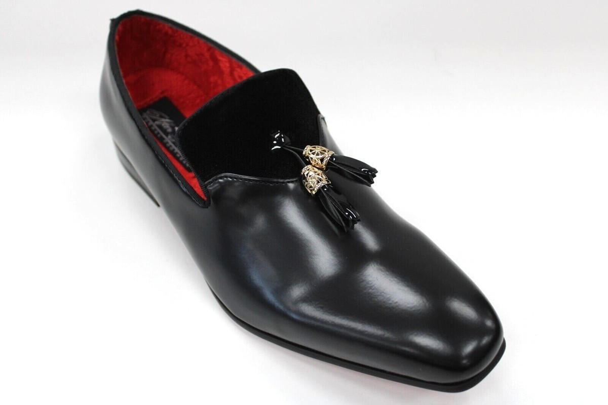 NEW AFTER MIDNIGHT men\'s stylish slip-on loafers in black After Midnight Men main image 2