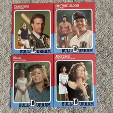 1989 Orion Bull Durham Jumbo Costner Crash Davis Nuke Laloosh Millie Annie Set 4