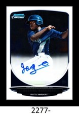 1-2013 BOWMAN CHROME AUTO GABRIEL GUERRERO D'BACKS 