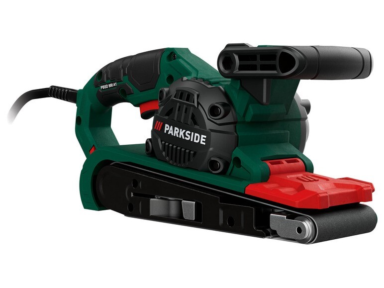Ponceuse à bande Parkside PBSD 900 A2 pour poncer sans poussière ni fatigue