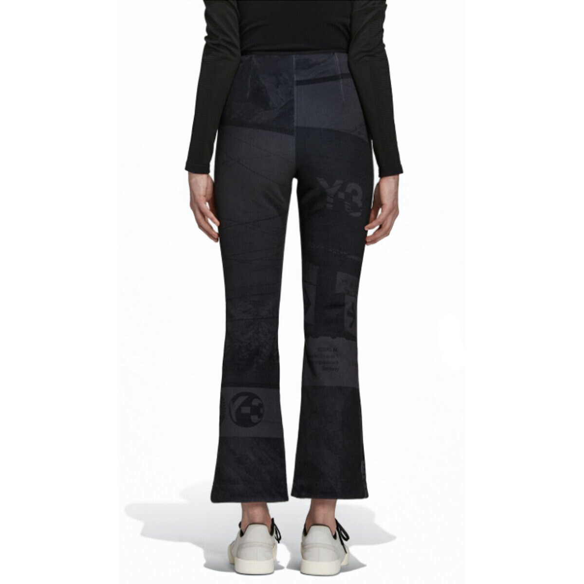 ADIDAS X Y-3 CH2 FLARED VELVET ZINE PANTS HB3372 Women's Size