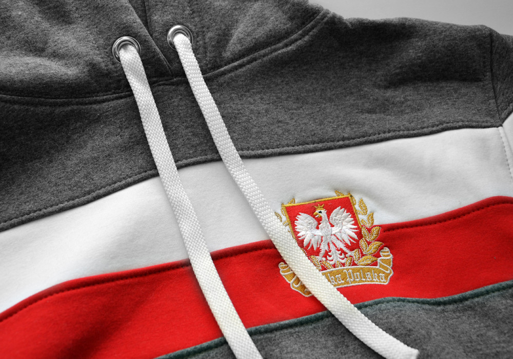 Polska Hoodie Mit Deutsch-Polnisch Spruch - Lustiger "Ich Habe Wyjebane" Pullover - Polen Flagge Design