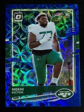 2020 Panini Donruss Optic Blue Scope Rookie RC Mekhi Becton #120 New York Jets