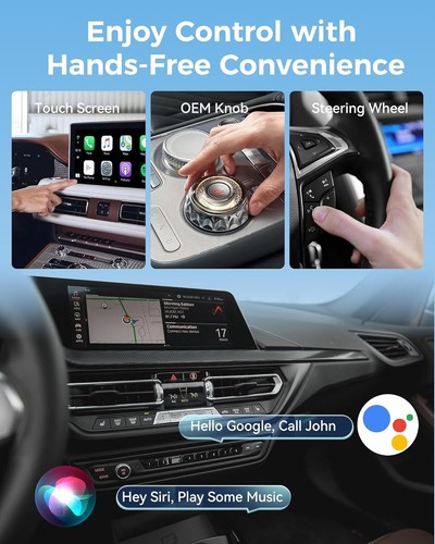 Wireless AI TV Box Adapter w/ Netflix YouTube – CarPlay & Android Auto - NIB - Picture 6 of 7