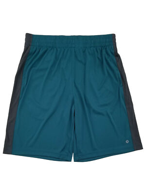 Xersion Mens Dragonfly Blue & Gray Quick-dri Athletic Basketball Shorts Medium