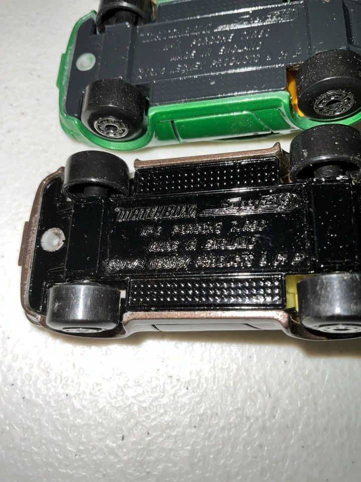 Lote de 3 coches Matchbox vintage años 70 Porsche Turbo Porsche 828 Foto 4 de 4