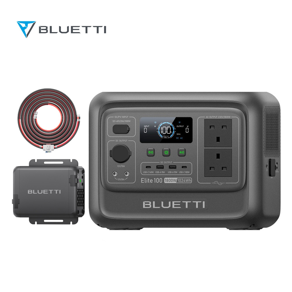 BLUETTI Elite 100 V2 1024Wh 1800W Portable Power Station with 560W Charger 1