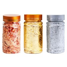 Gold Silver Leaf Flakes Epoxy Set Foil Flakes for Resin Mode for Making