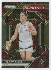 2024 Panini Prizm Monopoly WNBA #WNBA2 Kelsey Plum All-Star Red Classic Icons