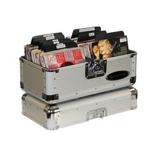 Odyssey Krom Series Silver Record/Utility Case for 120 7-Inch Vinyl Records